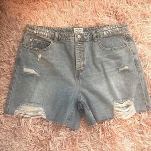White Birch jean shorts XL BNWOT